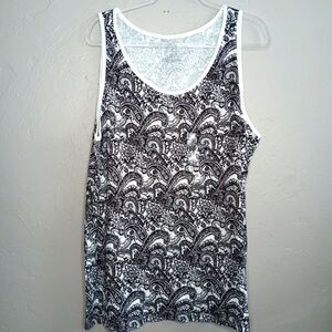Lane Bryant Black Lace Tank Top